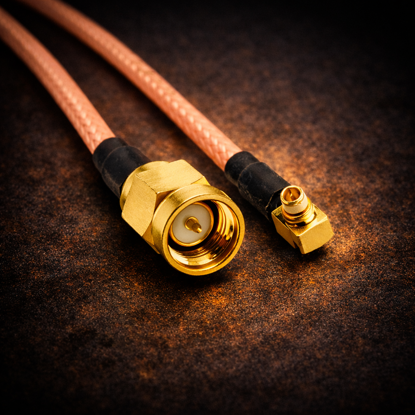 Picture of MMCX to RP-SMA / SMA Male Cable